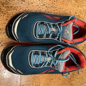 Altra Blue and Red Running Shoes